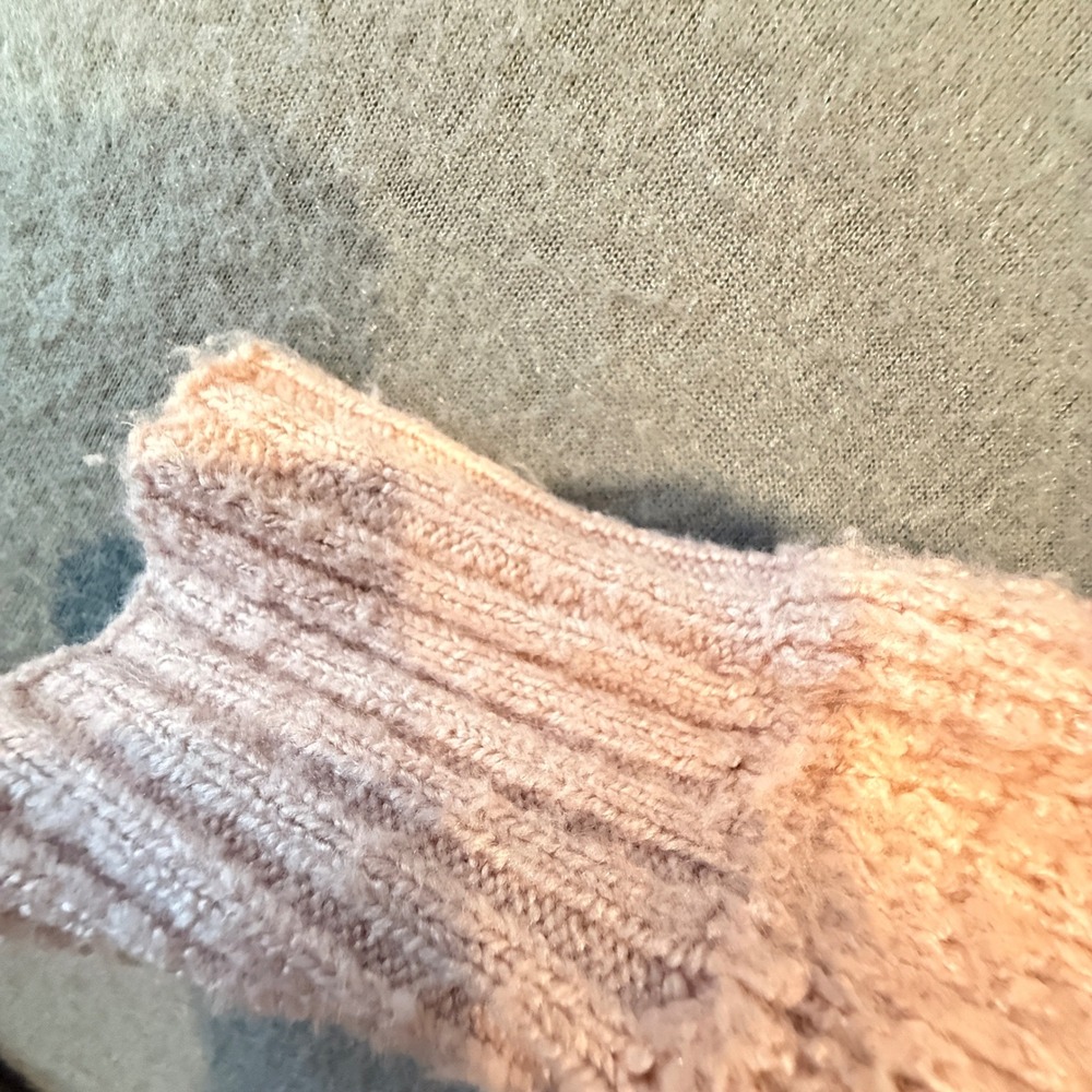 American Eagle Pink Waffle Knit Crew Neck Long Sleeve Sweater Size S - Picture 11 of 14